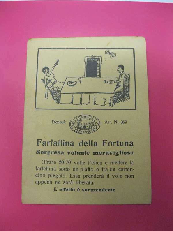 Farfallina della fortuna. Sorpresa volante meravigliosa... L'effetto è sorprendente